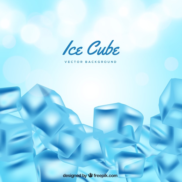 Ice cube background