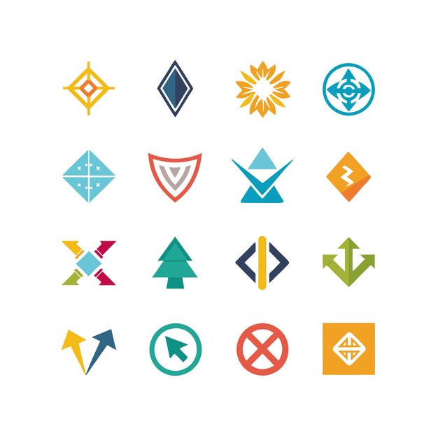 Vector icons vector set concept