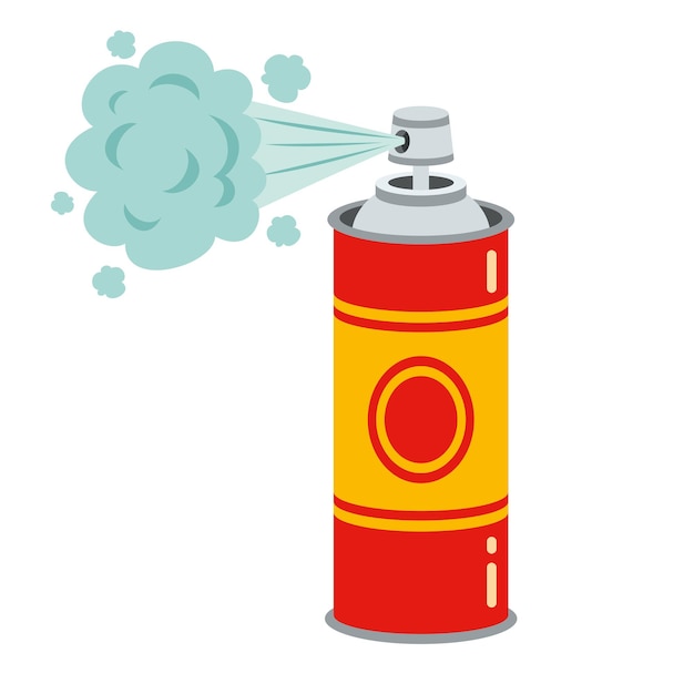 Illustration Of Bug Repellent Spray Can