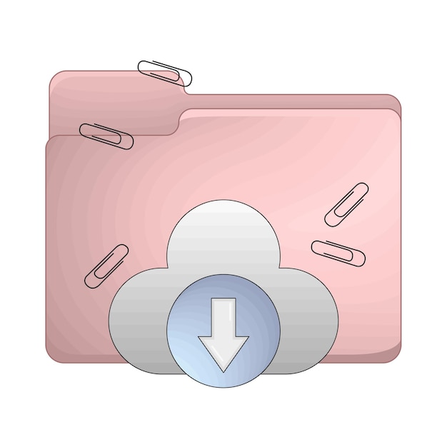 Illustration of folder