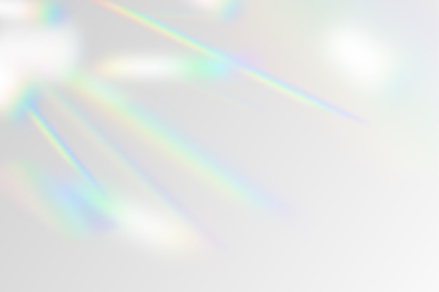 Vector illustration of rainbow flare overlay effect