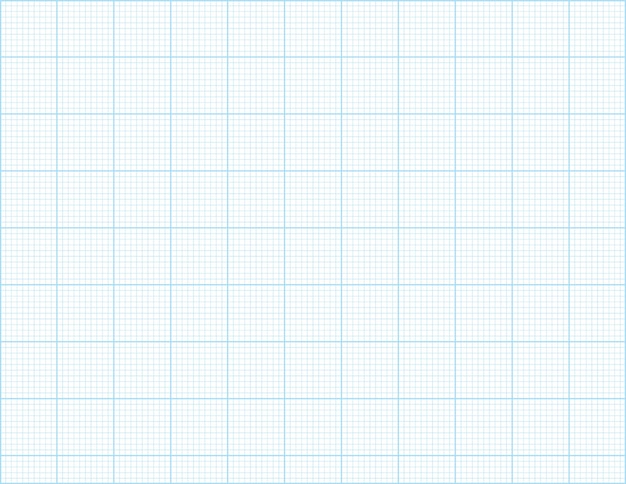 Inch graph paper grid Blue pattern for drawings engineering projects architects