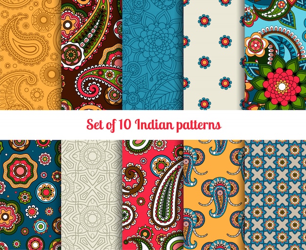 Indian pattern set