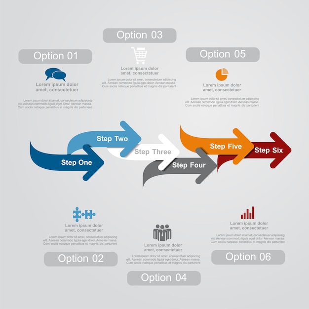 Vector infographic design template vector illustration