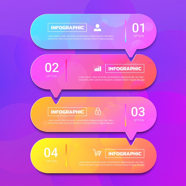 Vector  infographic template