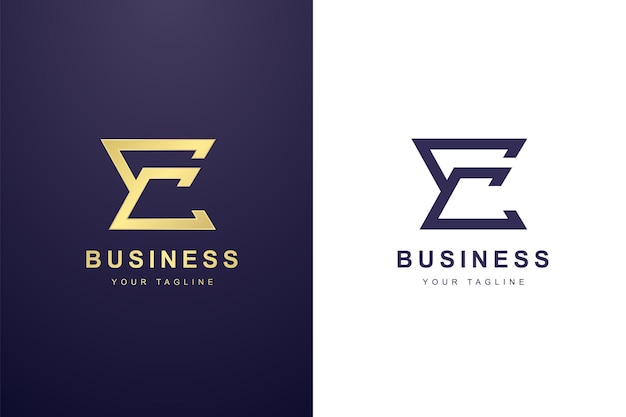 Initial Letter E Logo For Business or Media Company.