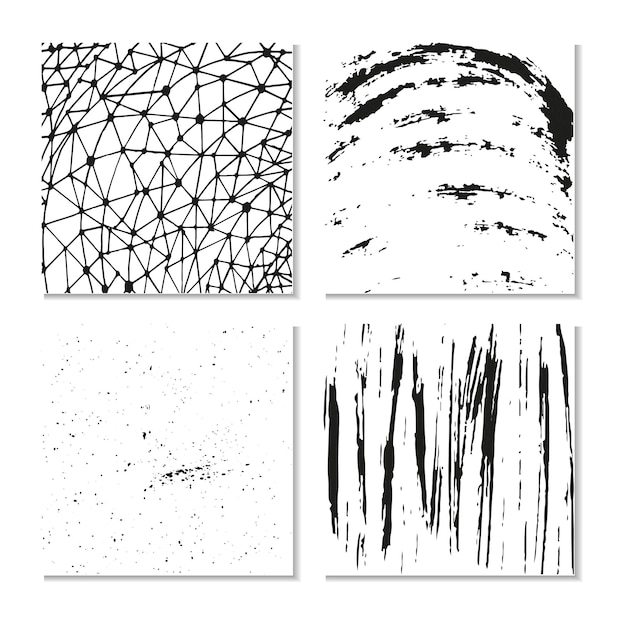 Ink hand drawn textures. Can be uses for wallpaper, background of web page, scrapbooking, party decorations, t-shirt designs, cards, prints, postcards, posters, invitations, packaging and so on.