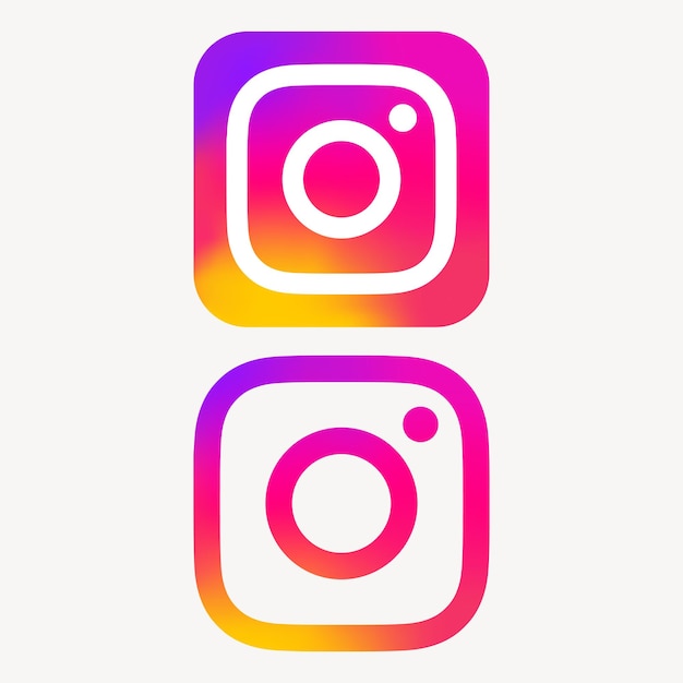 Vector instagram logo vector