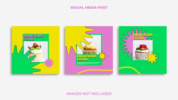 Instagram post design food