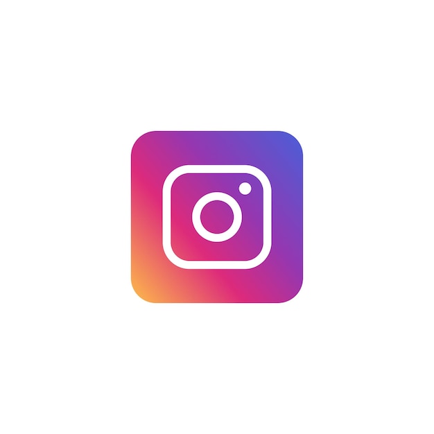 Vector instagram social media logo symbol