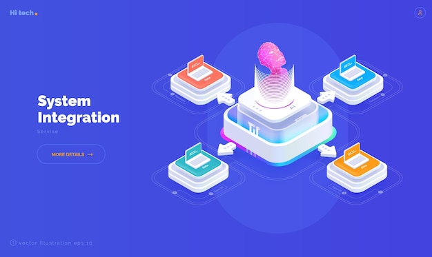 Integration system between different platforms with access to information Technologies of artificia