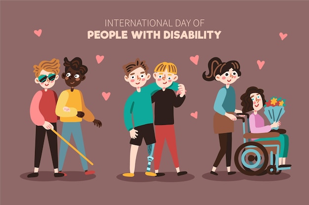 Vector international day of people with disability