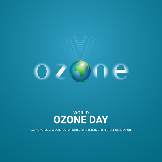 Vector international ozone day free vector