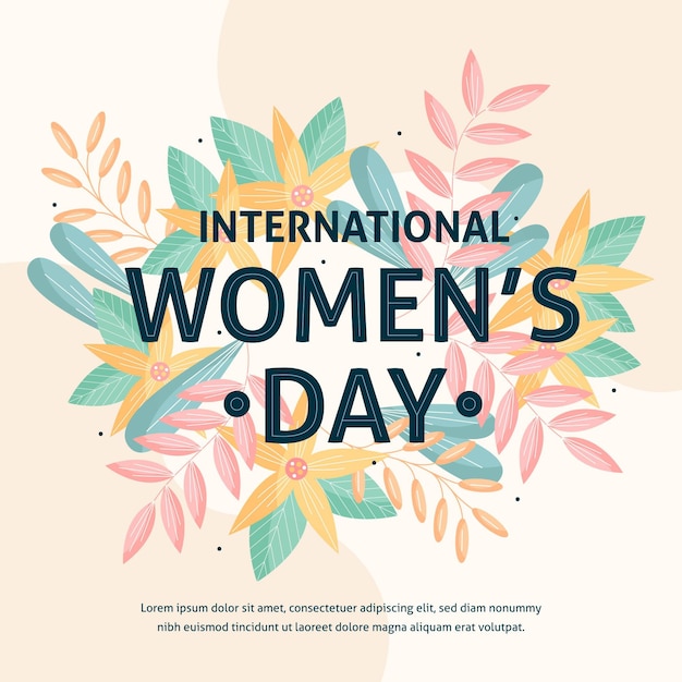 Vector international women day illustration