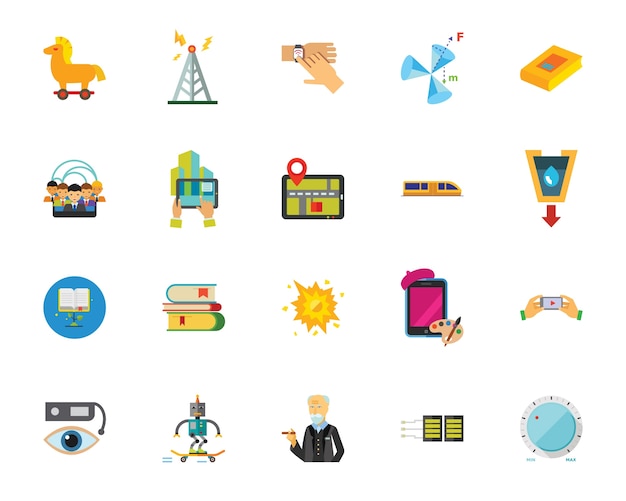 Internet of things icon set