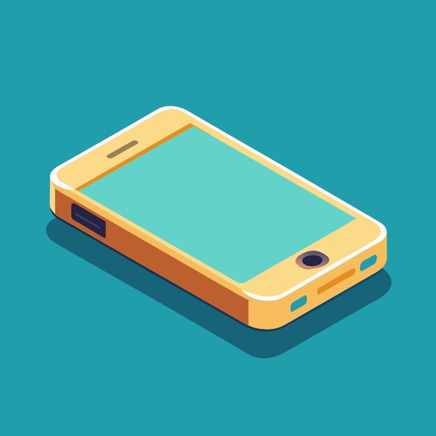 Vector isometric iphone vector illustration