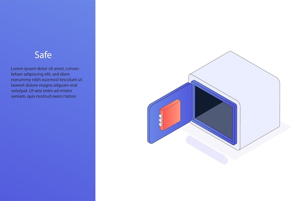 isometric Safe, locker