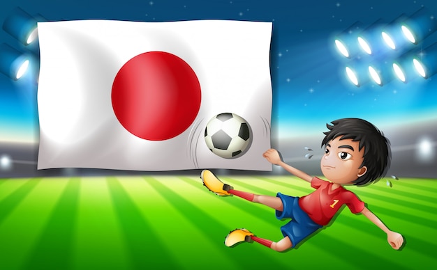 Japanese football player template