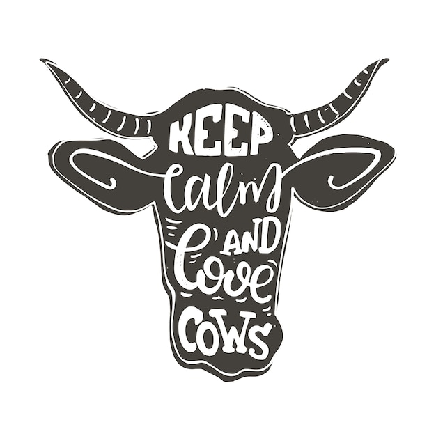 keep calm and love cows