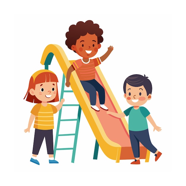 Kids activity concept illustration