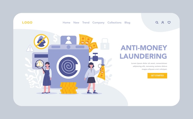 Kyc web or landing page antimoney laundering effective measures and vigilant scrutiny to prevent