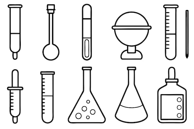 Lab line art