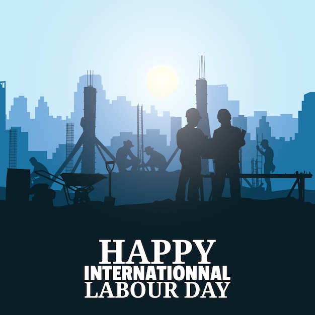 Vector labor day vector illustration.