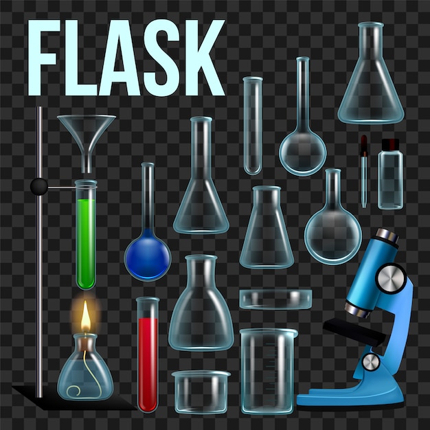 Laboratory Flask set