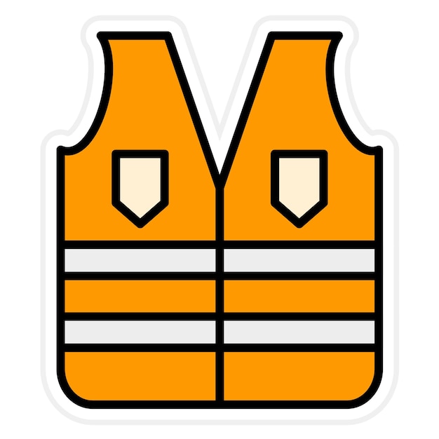 Vector labour vest icon vector image can be used for construction tools