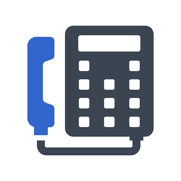 Land line icon