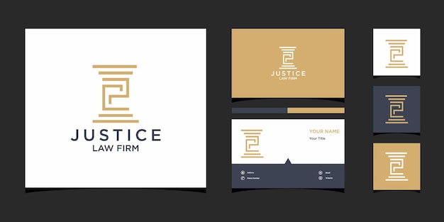 law firm logo design templat