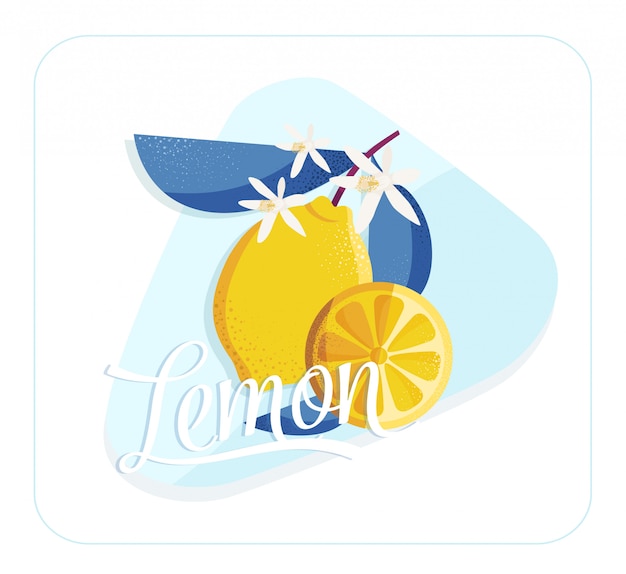 Lemon design element