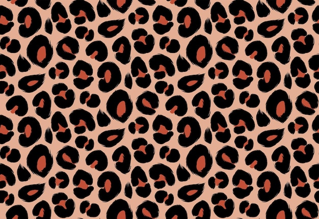 Leopard print, cheetah seamless pattern