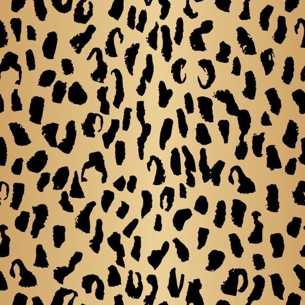 Leopard seamless pattern. 