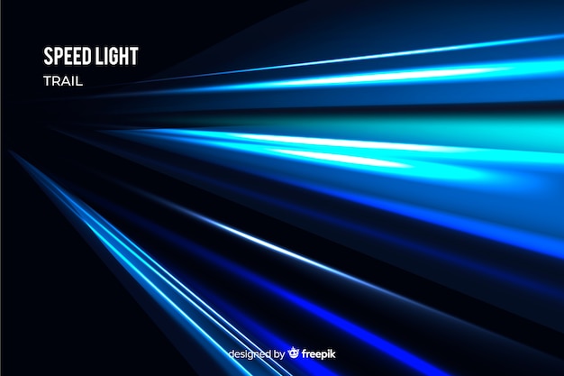 Vector light trail background