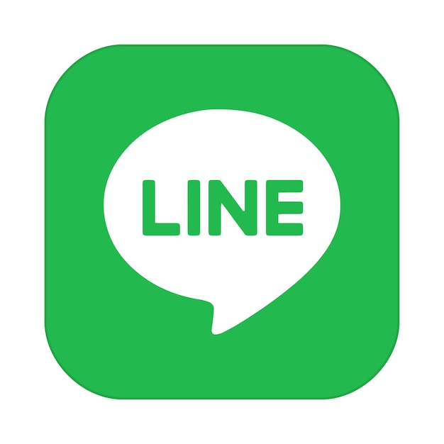 Line app icon Messenger that allows to make free voice and video calls