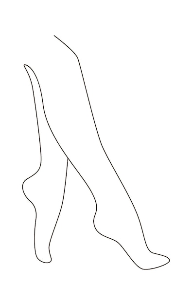 Lined Female Legs