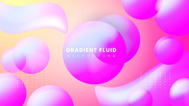 Liquid Background With Fluid Design