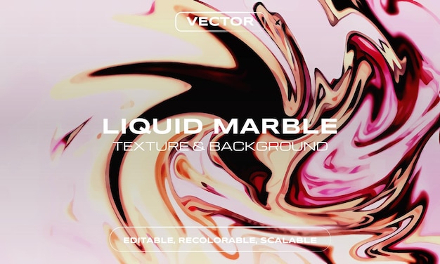 Vector liquid marble background