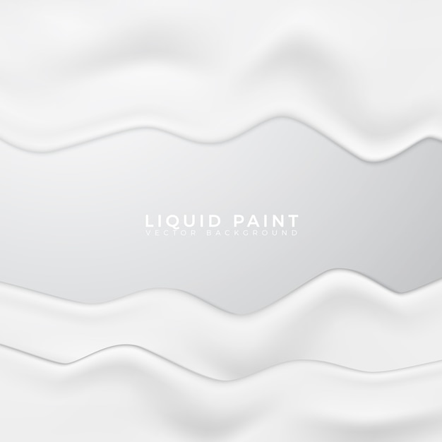 Vector liquid paint wavy background