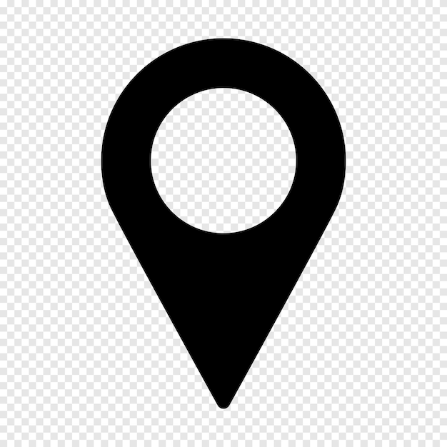 Location pin icon Map pin place marker Vector illustration