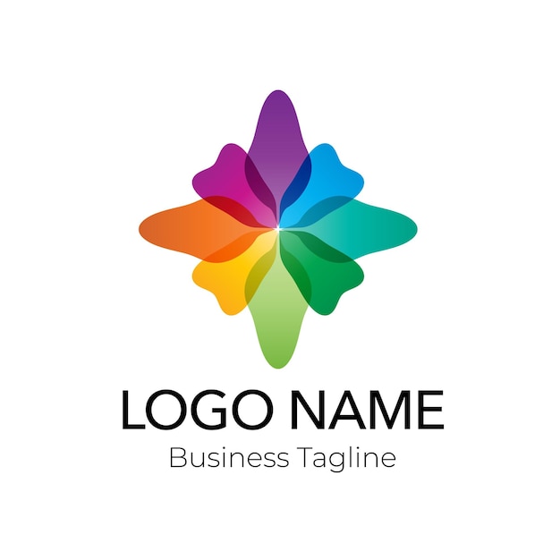 Vector logo company business colorful design template collection