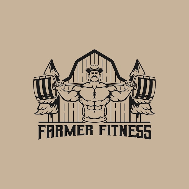 Logo for the gym in the farm area