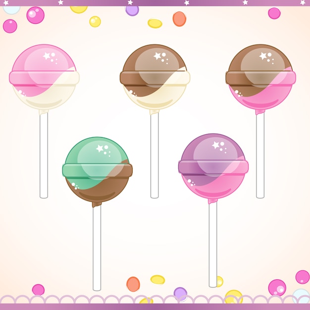 Lollipops design collection