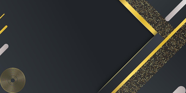 Luxury black and gold abstract background, black and gold luxury abstract background, vector