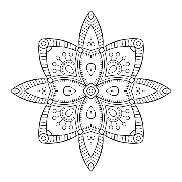 Luxury ornamental mandala illustration