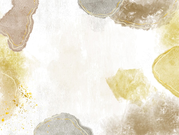 Vector luxury pastel color wallpaper design golden texture watercolor background elegant gold illustration