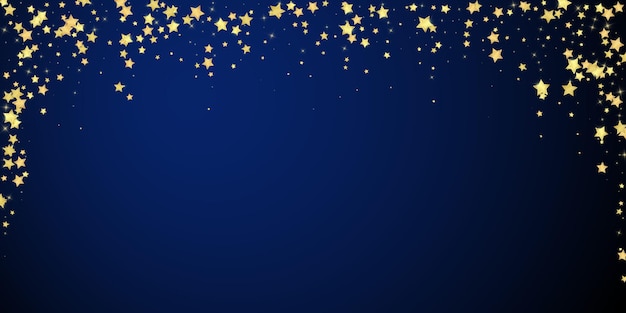 Vector magic stars vector overlay gold stars scattered