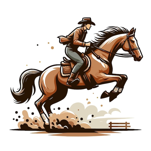 a man riding a horse with a cowboy hat on