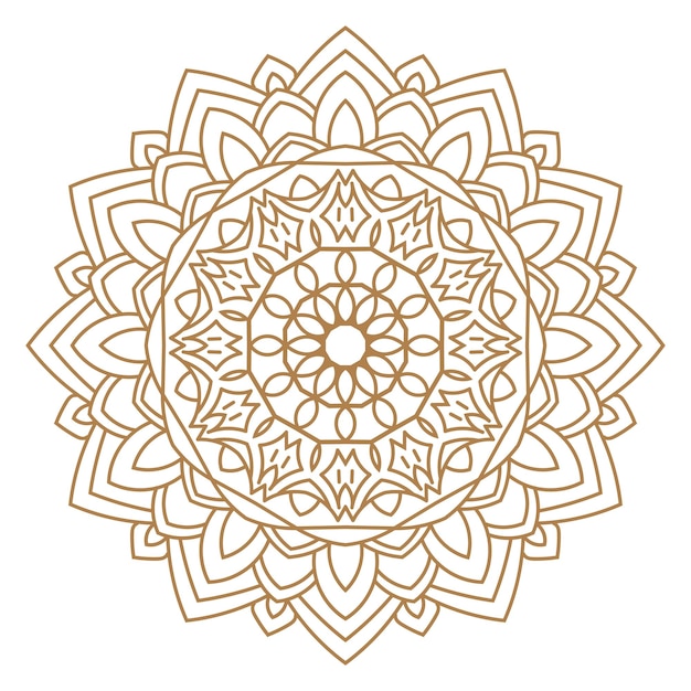 Mandala vector luxury ornamental design